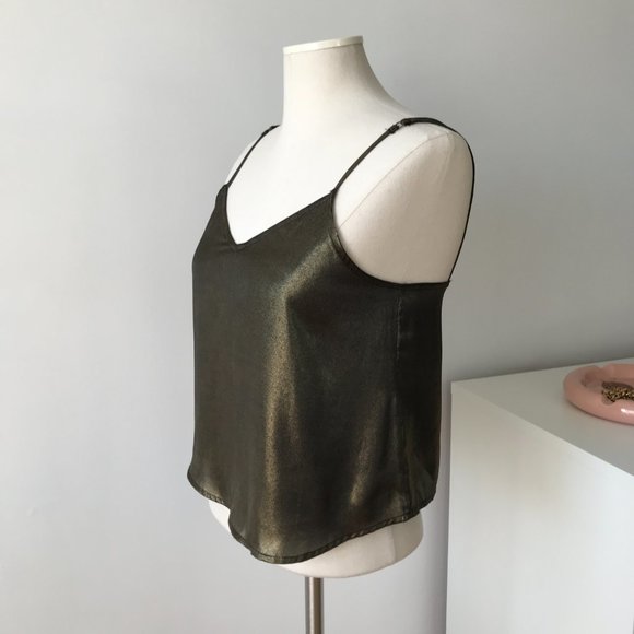 Abercrombie & Fitch Dark Gold Tank Blouse - Picture 2 of 6